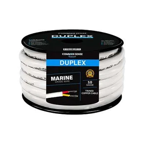 10/2 Duplex Round Marine Wire - Red/Yellow - 100 Feet - UL 1426 - USA - Bild 1 von 1