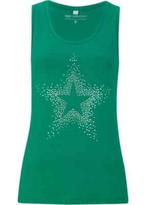 TRAUMHAFTES TOP IN GRÜN MIT STERN MOTIV IM SUPER DESIGN GR.36/38 NEU -6569 - Bild 1 von 1