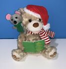 Home Accents Animated Story telling talking Bear w Mouse Holiday 