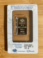 PAMP Suisse Palladium Bar - 10g (Fineness 999.5) - Sealed/Certified