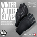 BLACK KNIT GRIP GLOVES ADULTS YOUTH SIX PEAKS MAGIC WINTER TOUCH SCREEN PHONE
