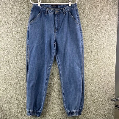 Denim Co Lab Jeans Womens Large Blue Medium High Waist Joggers Retro EUC - Image 1 of 4