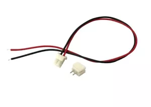Battery Cordless Phone Connector 5264 2.5mm 2-Pin Wire PCB Board Header 10 Sets - Picture 1 of 4