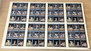 1991 Tuff Stuff Minnesota Twins World Series Champions UNCUT Sheet Kirby Puckett - Picture 1 of 6