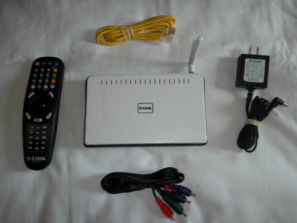 Transmisor de medios digitales D-Link DPG-1200 PC-on-TV reproductor multimedia 802,11 g VGA V8263H Foto 1 de 1