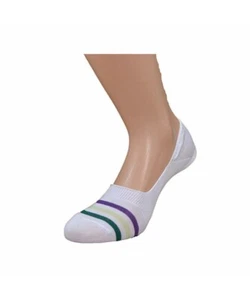 6 paia di fantasmini salvapiede in cotone Filo di Scozia elasticizzato con elast - Foto 1 di 4