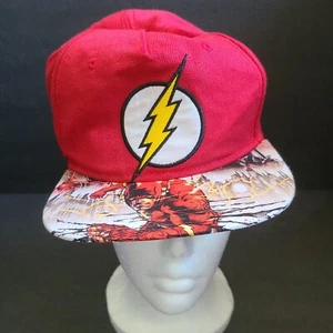 DC Comics The Flash Snapback Adjustable Baseball Hat Cap Size Youth - Picture 1 of 11