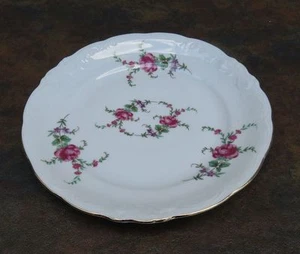 Wawel China Rose Garden Dessert Plate Made in Poland - Picture 1 of 6