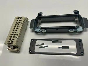 HARTING Han 24e-m Female Housing Lever base gasket  KIT SET - Picture 1 of 2