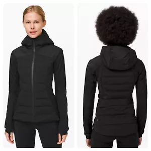 lululemon Down For It All Down Jacket 700 Fill Size 6 Black - Picture 1 of 12