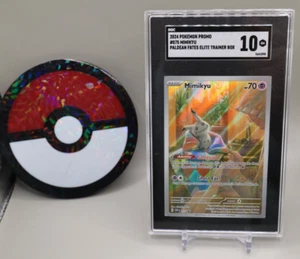 SGC 10 GEM MINT Mimikyu Paldean Fates Promo SVP EN 075 ETB Pokemon Card TCG 2024 - Picture 1 of 1