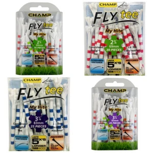 Champ Zarma My Hite Fly Golf Tees. 44, 69 or 83 mm. Blue, Red, Citrus or Black. - Picture 1 of 16