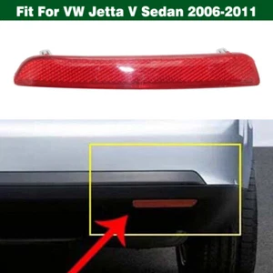 Right Rear Bumper Reflector Reflex Taillamp For Volkswagen Jetta V Sedan 2006-11 - Picture 1 of 8