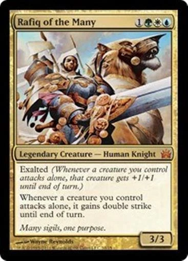 MTG - RAFIQ OF THE MANY - From the Vault: Legends (M) - Image 1 of 1