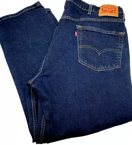 Jeans Levi’s Hombre Lavado Oscuro Denim Rojo Tab 550 44x30 Pierna Recta Relajada - Imagen 1 de 8