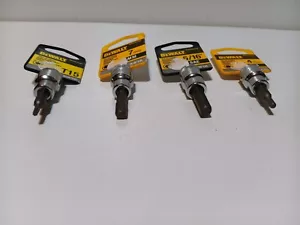 3/8 drive sockets random sockets 2 Hex And 2 Star Bit Sockets DEWALT Tool Lot - Picture 1 of 2