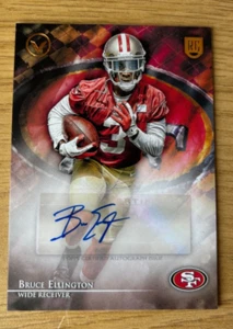 2014 Topps Valor Bruce Ellington #VA-BE Rookie Auto RC San Francisco 49's - Bild 1 von 2