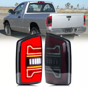 Luces traseras LED negras para Dodge Ram 1500 3ª generación 2002-2005 2500 3500 luces traseras - Imagen 1 de 5