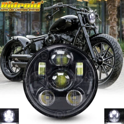 5.75" LED Headlight Projector for Harley-Davidson Sportster 1200 Custom XL1200C - Image 1 of 4