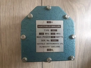 HATFIELD BULUN TYPE 6800 50 -75 Ohm 100-200MHz 50 WATTS  (EO-701) - Picture 1 of 9