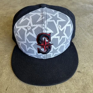 Sombrero ajustado Seattle Mariners New Era 7 3/4. Gorra New Era 59fifty. Estrellas - Imagen 1 de 8