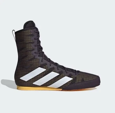 Adidas Box Hog 4 Zapatos de Boxeo Botas IF0477 Talla 9 Aurora Negro/Blanco Nube/Chispa Foto 1 de 4