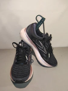 Brooks Glycerin 19 1203431B074 Athletic Shoes Women's Sz 7.5B Black Pink S2.60 - Picture 1 of 8