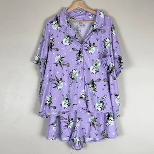 Set pigiama donna Way to Celebrate 3x Halloween vintage streghe top pantaloncini - Foto 1 di 12