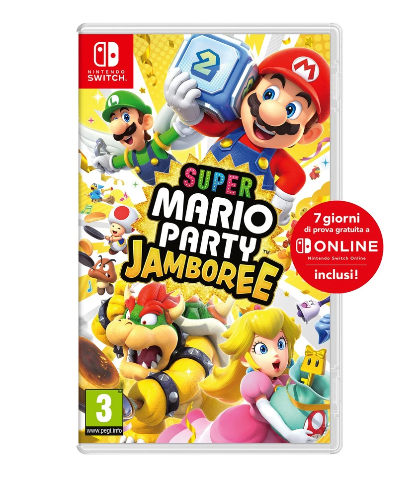 NINTENDO SWITCH Super Mario Party Jamboree 7 giorni di NSO UFFICIALE ITALIA
