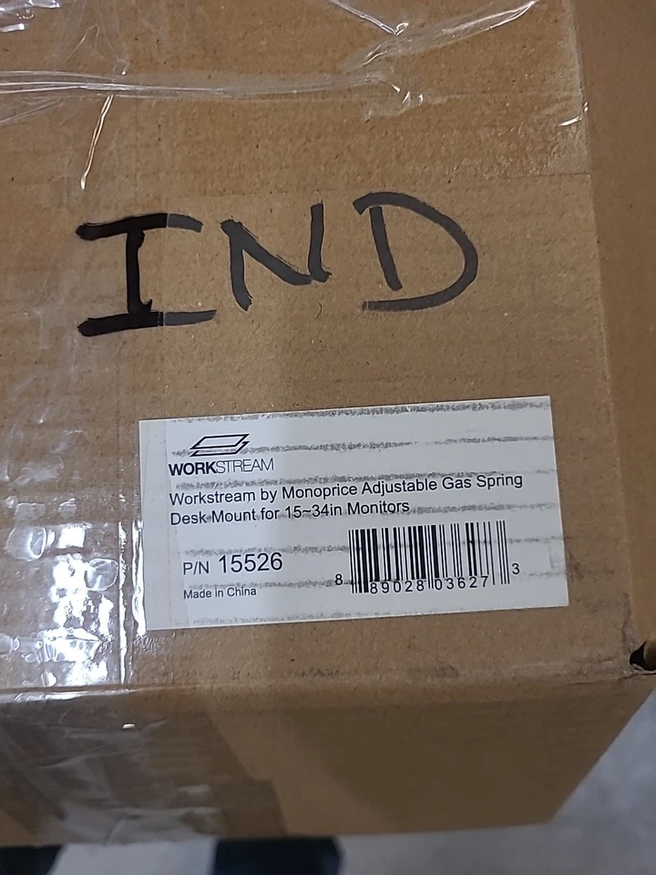 Monoprice Adjustable Gas Spring Desk Mount 1534 - 3434