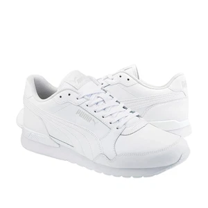 PUMA Men's St Runner V3 L Lace Up Sneakers White 11M - NEW - Picture 1 of 4