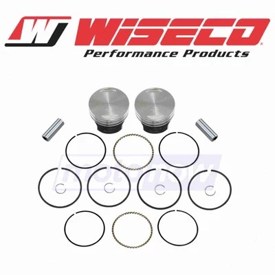 Wiseco Tracker Series Piston Kit for 1996-1997 Harley Davidson FLHRI Road wz Foto 1 de 4