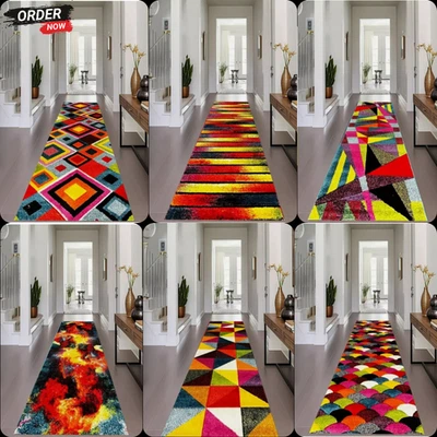 Non Slip Hallway Runner Rug Traditional Hall Bedroom Carpet Small Large Door Mat - Image 1 of 4