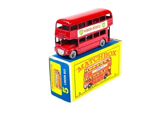 Matchbox Lesney No. 5 GPW BP Visco-static Routemaster London Bus w/E4 Box - Picture 1 of 12