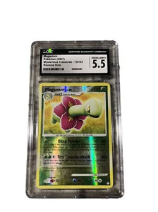 Meganium Mysterious Treasures  Reverse Holo Pokémon CGC 5.5 (pop-1) - Picture 1 of 2