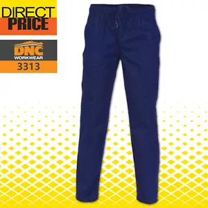 DNC Drill Elastic Waist Pants,3313 - Picture 1 of 5