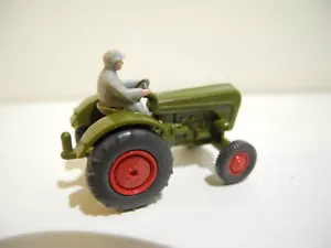 VINTAGE RARE WIKING 1:87 PORSCHE SCHLEPPER TRACTOR #491/5B MINT 1958-77 - Picture 1 of 8