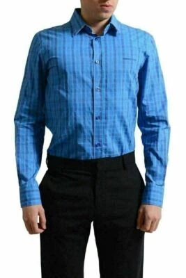 Versace Jeans Men's Multi-Color Long Sleeve Casual Shirt US S IT 48 - Image 1 of 4