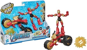 Hasbro Avengers Avengers Bend and, action figure Flex Rider Iron Man, personaggi - Imagen 1 de 7