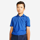 Kids Golf Short Sleeve Polo Shirt Top Tee Soft Lightweight Mw500 Inesis