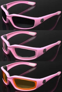 3 PARES COMBO Rosas Choppers Acolchadas Resistentes al Viento Motocicleta Conducción - Imagen 1 de 9