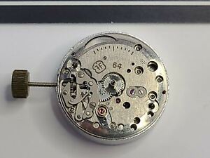 NOS FHF Cal. 64 manual wind watch movement Ligne 8¾"' 