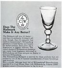1969 Williamsburg Restoration Hallmark Glassware Colonial Original Print Ad