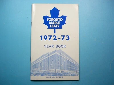 1972/73 TORONTO MAPLE LEAFS NHL HOCKEY MEDIA GUIDE YEARBOOK YEAR BOOK SHARP!! - Image 1 of 2