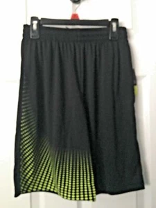 NWT Boys XERSION Quick-Dri Athletic Shorts, Black/Neon MSRP: $22 FREE SHIPPING - Picture 1 of 2