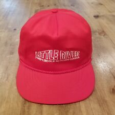 Vintage Little River Ford Lincoln Mercury Kentucky Hat Cap Snap Back Red Rope