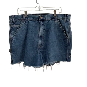 Pantaloncini jeans Levi Silvertab vintage da falegname orlo sfilacciato tasche utility - Foto 1 di 9