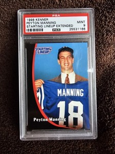 PEYTON MANNING KENNER STARTING LINEUP ROOKIE PSA 9