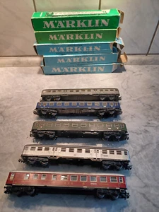 Märklin - Schnellzugwagen - Abteilwagen - 5 teiliges - Konvolut mit OVP - Bild 1 von 11