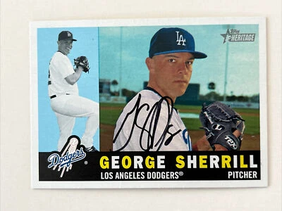 George Sherrill Autographed 2009 Topps Heritage #579 In Person N322 - Image 1 of 2
